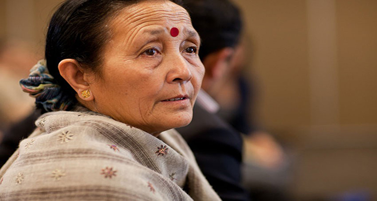 माइती नेपालकी अध्यक्ष अनुराधा कोइरालालाई भारतले दियाे पद्मश्री पुरस्कार
