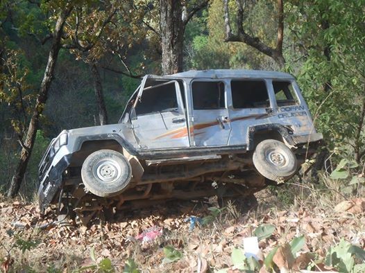 दाङमा जिप दुर्घटना, ६ जना घाइते