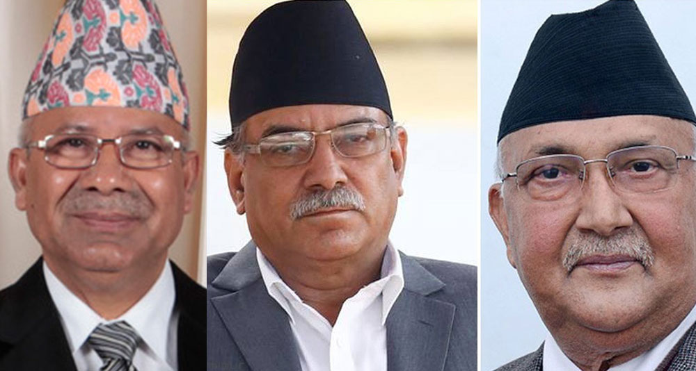 माधव नेपाललाई पनि पार्टी अध्यक्ष बनाउने ओलीको प्रस्ताव, प्रचण्डले के भने ?