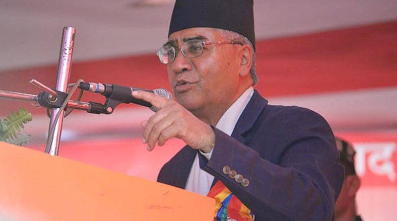 चिनियाँ कम्पनी शंकास्पद, बुढीगण्डकी स्वदेशी लगानीमा बनाउनुपर्छ : देउवा