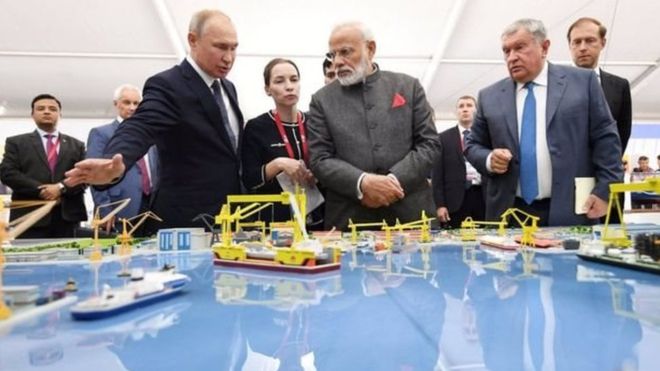 रुसमा चीनको दबदबा कम गर्न मोदीको यात्रा