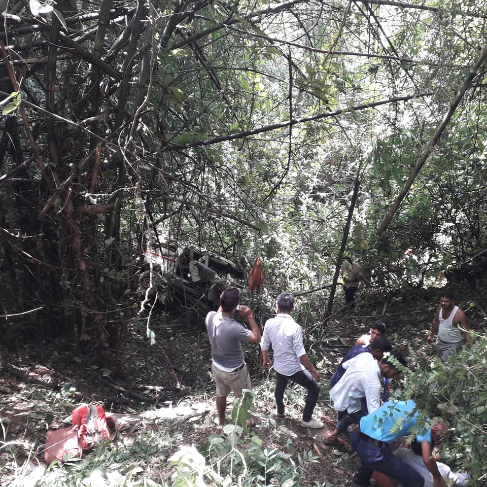 स्याङजामा जीप दुर्घटना, दुई जनाको मृत्यु
